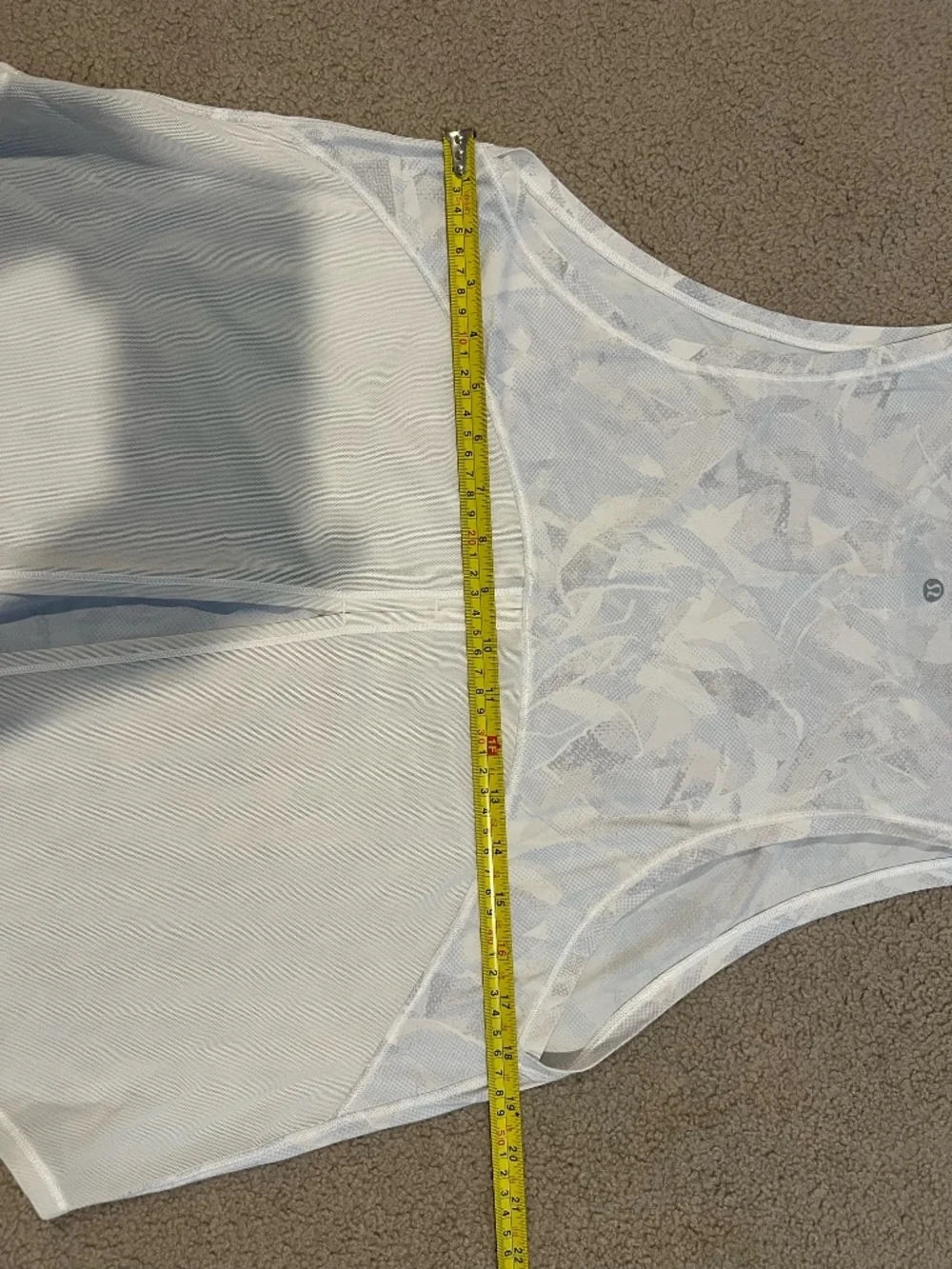 Lululemon Ace Tank Jasmine White Multi / White - Picture 8 of 8